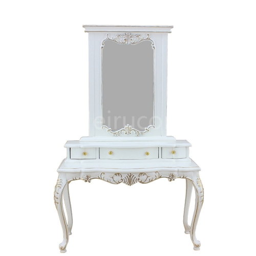 Doll miniature furniture 1/6 scale Collection white Hand gilt Dressing tables and mirrors